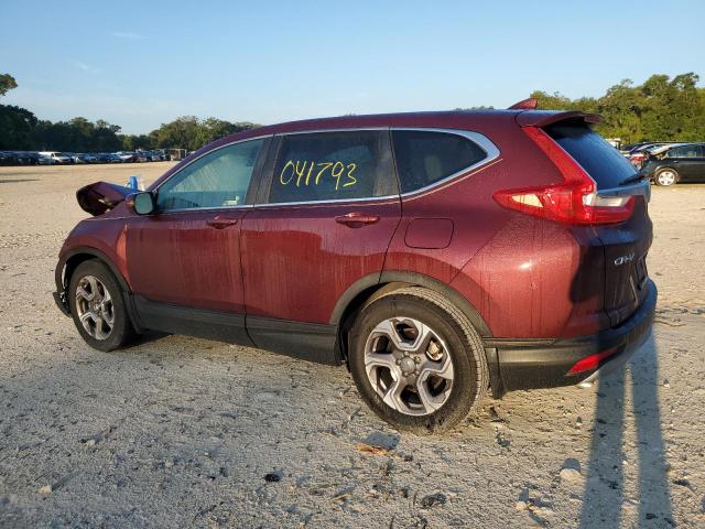 7FARW1H88KE013030 - 2019 HONDA CR-V EXL MAROON photo 2