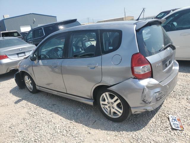 JHMGD37648S038070 - 2008 HONDA FIT SPORT SILVER photo 2
