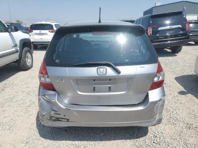 JHMGD37648S038070 - 2008 HONDA FIT SPORT SILVER photo 6