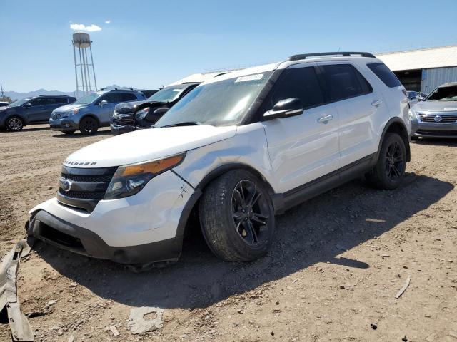 1FM5K8GTXFGC05965 - 2015 FORD EXPLORER SPORT WHITE photo 1