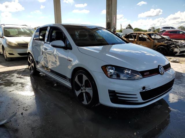 3VW547AU0FM104317 - 2015 VOLKSWAGEN GTI WHITE photo 4