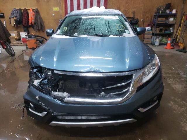 5J6TF2H55EL000311 - 2014 HONDA CROSSTOUR EXL TEAL photo 5