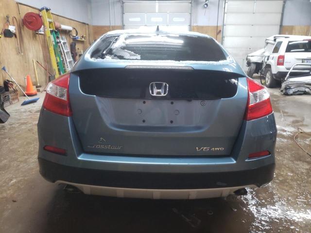 5J6TF2H55EL000311 - 2014 HONDA CROSSTOUR EXL TEAL photo 6