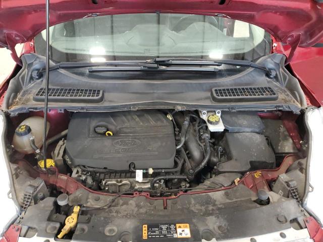 1FMCU9HD0JUB10128 - 2018 FORD ESCAPE SEL RED photo 12