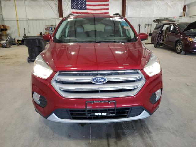 1FMCU9HD0JUB10128 - 2018 FORD ESCAPE SEL RED photo 5