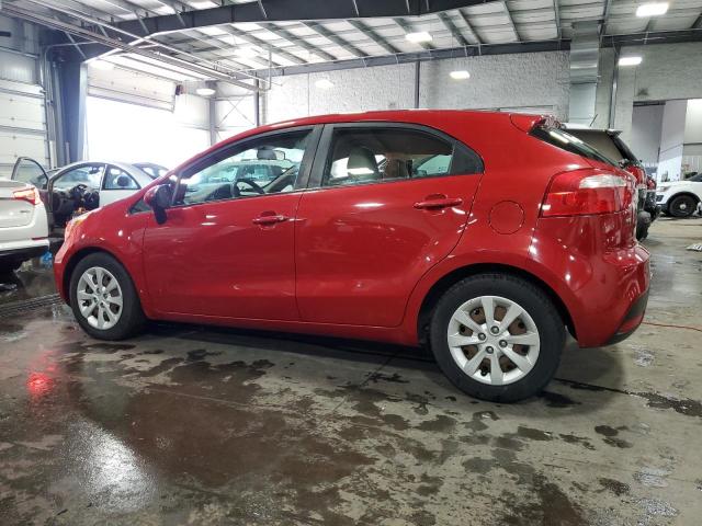 KNADM5A37D6262514 - 2013 KIA RIO LX RED photo 2