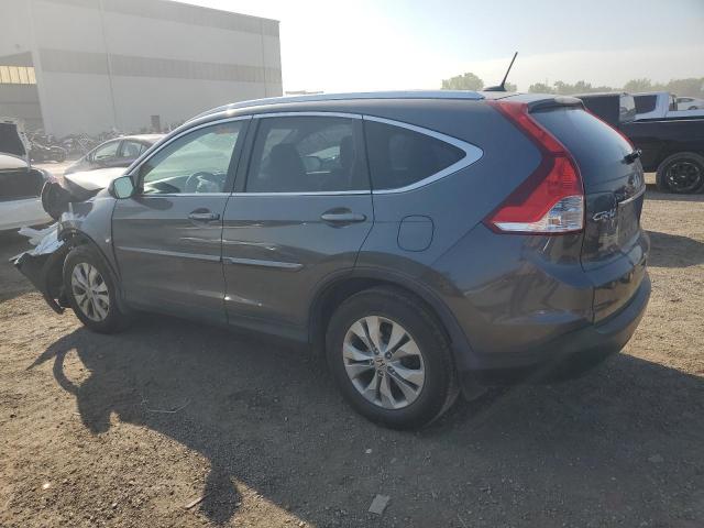 5J6RM4H75DL000837 - 2013 HONDA CR-V EXL GRAY photo 2