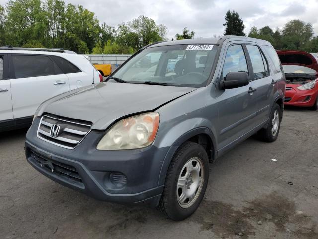 SHSRD68556U403070 - 2006 HONDA CR-V LX GRAY photo 1