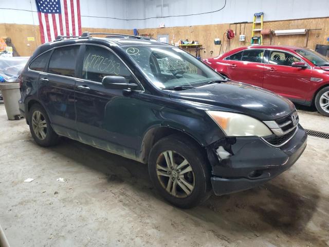 5J6RE4H54BL015127 - 2011 HONDA CR-V EX BLACK photo 4