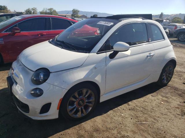 3C3CFFJH3ET188384 - 2014 FIAT 500 ABARTH WHITE photo 1