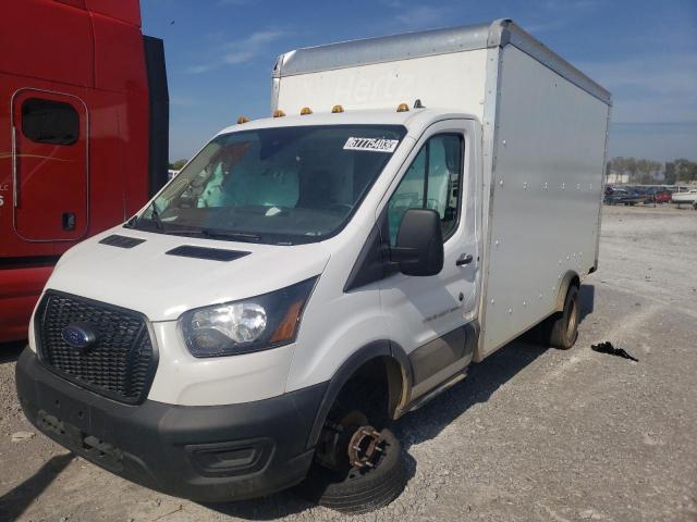 1FDBF6P82NKA68653 - 2022 FORD TRANSIT T-350 HD WHITE photo 2