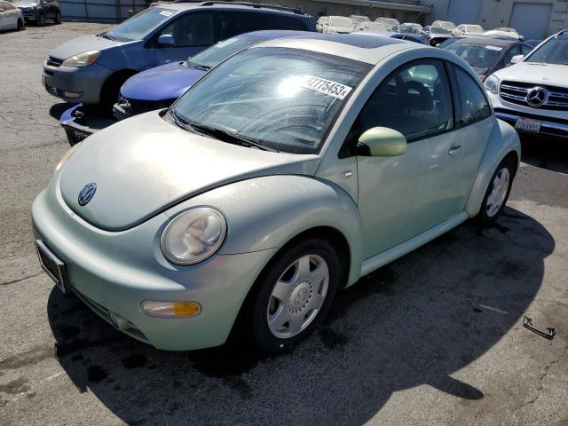 3VWDD21C71M434051 - 2001 VOLKSWAGEN NEW BEETLE GLX 绿色 照片 1