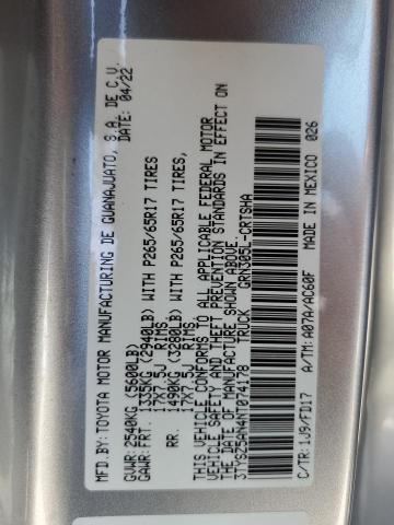 3TYSZ5AN4NT074178 - 2022 TOYOTA TACOMA ACCESS CAB Gümüş foto 12