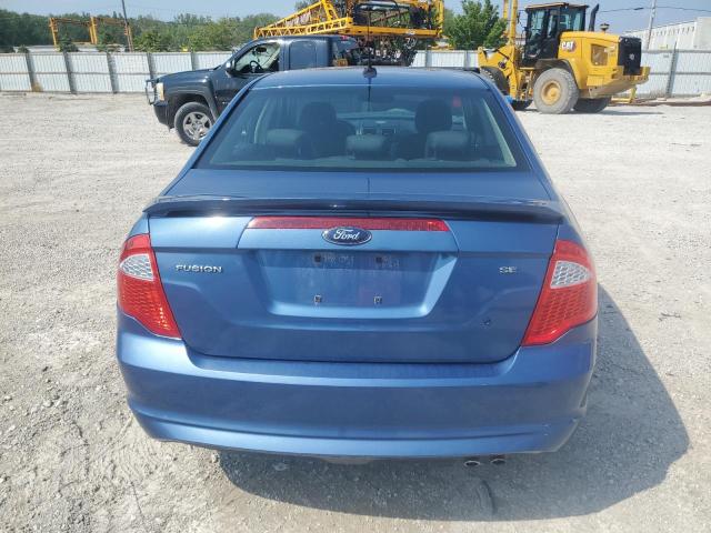 3FAHP0HA6AR216132 - 2010 FORD FUSION SE BLUE photo 6