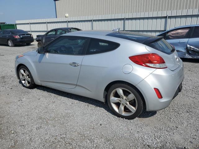 KMHTC6AD1EU183378 - 2014 HYUNDAI VELOSTER SILVER photo 2