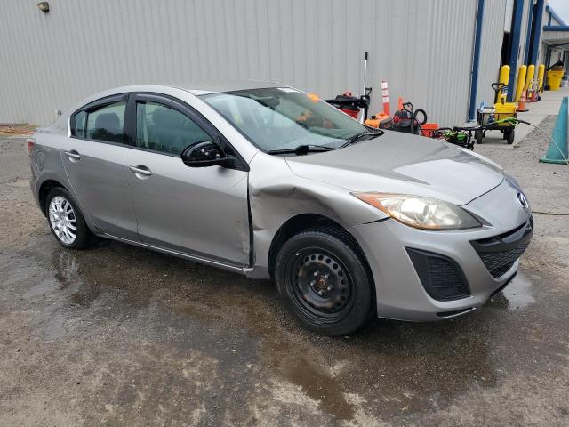 JM1BL1SF5A1285393 - 2010 MAZDA 3 I GRAY photo 4