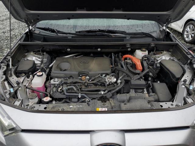 4T3RWRFV5NU054250 - 2022 TOYOTA RAV4 XLE SILVER photo 11