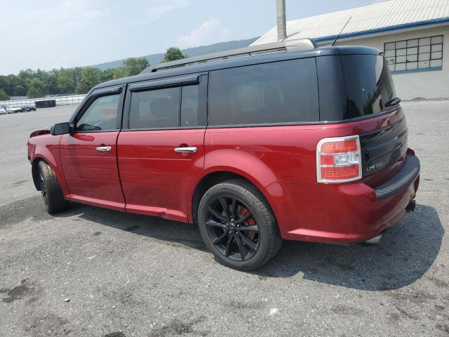 2FMHK6DT9KBA30504 - 2019 FORD FLEX LIMITED წითელი ფოტო 2