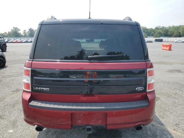 2FMHK6DT9KBA30504 - 2019 FORD FLEX LIMITED წითელი ფოტო 6