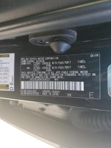 JTEZU5JR2K5204323 - 2019 TOYOTA 4RUNNER SR5 Noir photo 23