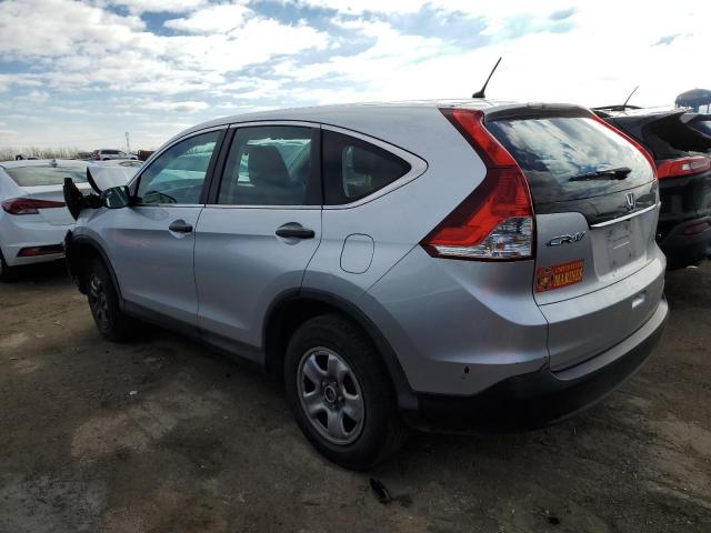 2HKRM4H37DH668193 - 2013 HONDA CR-V LX SILVER photo 2