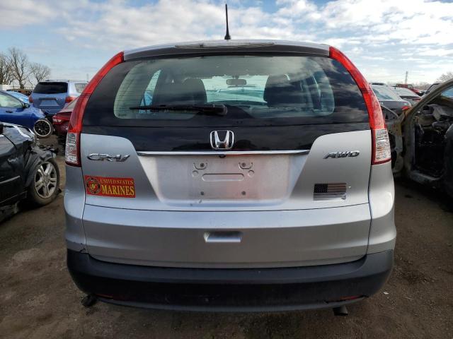 2HKRM4H37DH668193 - 2013 HONDA CR-V LX SILVER photo 6