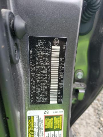 4T1F11AK7PU728751 - 2023 TOYOTA CAMRY XLE GRAY photo 12