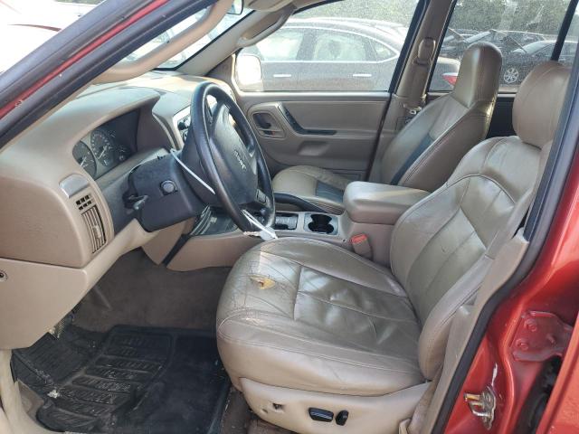 1J4GW48S23C616791 - 2003 JEEP GRAND CHER LAREDO RED photo 7