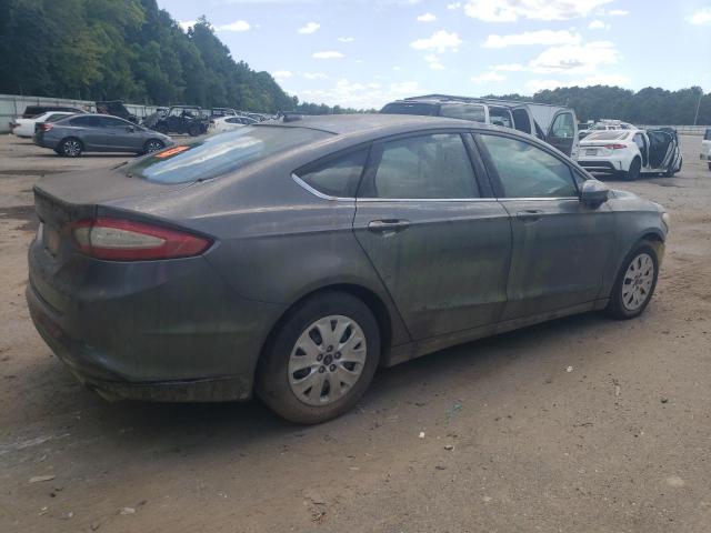 1FA6P0G73E5358461 - 2014 FORD FUSION S GRAY photo 3