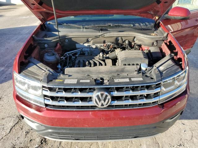 1V2MR2CA7KC585716 - 2019 VOLKSWAGEN ATLAS SEL MAROON photo 12