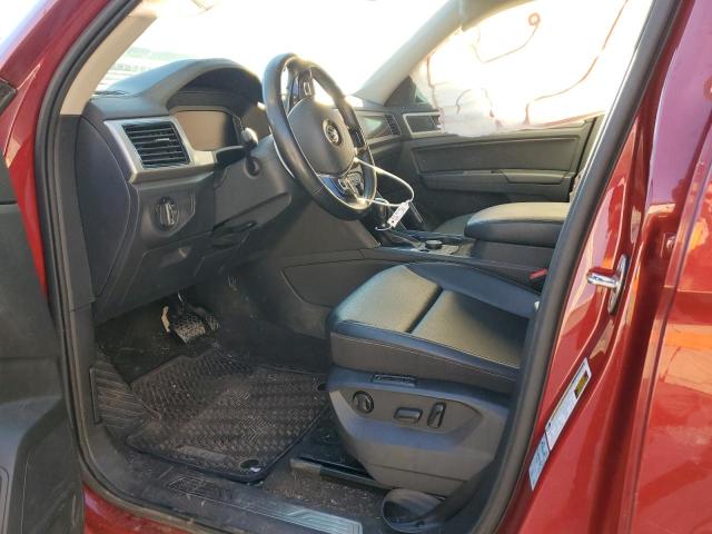 1V2MR2CA7KC585716 - 2019 VOLKSWAGEN ATLAS SEL MAROON photo 7