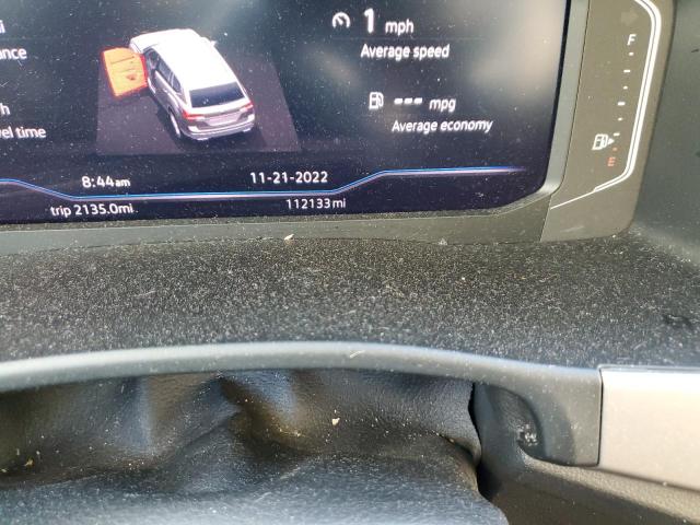 1V2MR2CA7KC585716 - 2019 VOLKSWAGEN ATLAS SEL MAROON photo 9