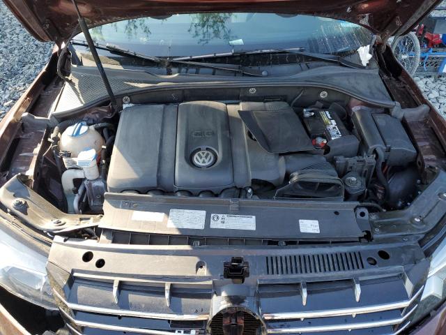 1VWBP7A35DC119959 - 2013 VOLKSWAGEN PASSAT SE BURGUNDY photo 11