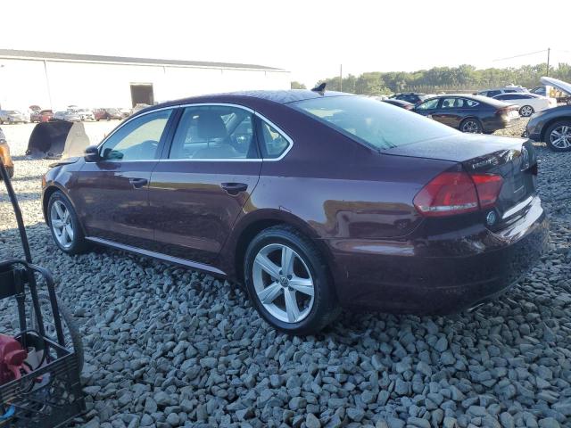 1VWBP7A35DC119959 - 2013 VOLKSWAGEN PASSAT SE BURGUNDY photo 2