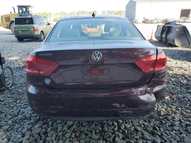 1VWBP7A35DC119959 - 2013 VOLKSWAGEN PASSAT SE BURGUNDY photo 6