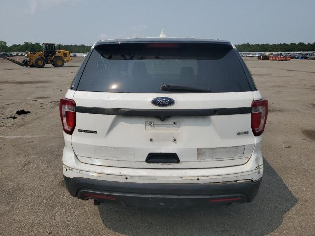 1FM5K8AR5HGD59290 - 2017 FORD EXPLORER POLICE INTERCEPTOR Biały zdjęcie 6