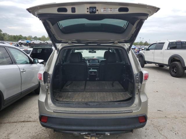 5TDJKRFH0GS318210 - 2016 TOYOTA HIGHLANDER XLE TAN photo 6