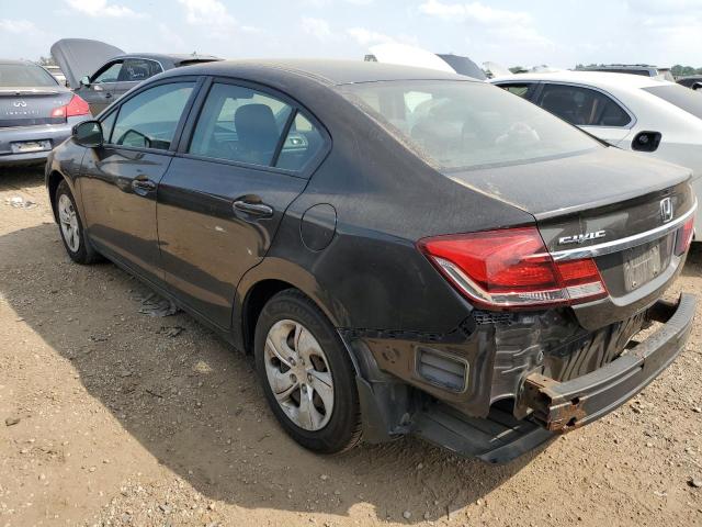 19XFB2F59DE017797 - 2013 HONDA CIVIC LX BLACK photo 2