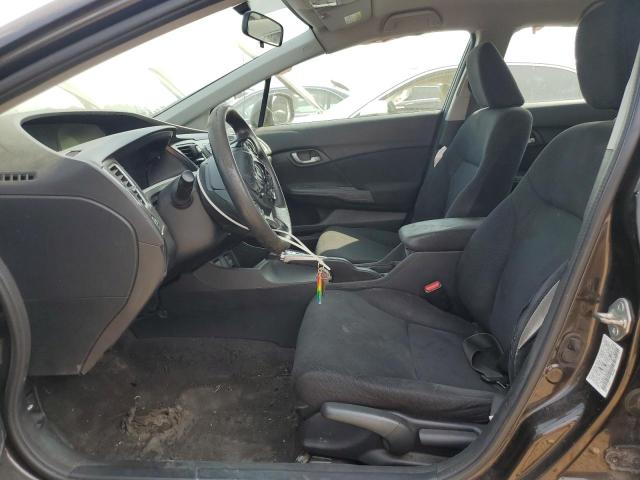19XFB2F59DE017797 - 2013 HONDA CIVIC LX BLACK photo 7