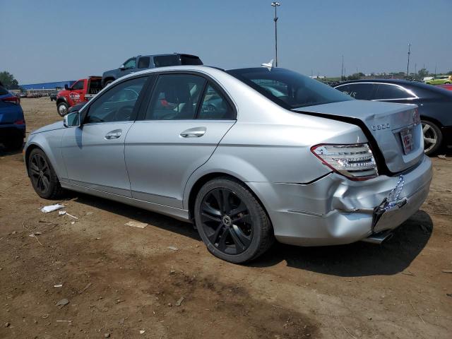 WDDGF8BBXCR230581 - 2012 MERCEDES-BENZ C 300 4MATIC SILVER photo 2