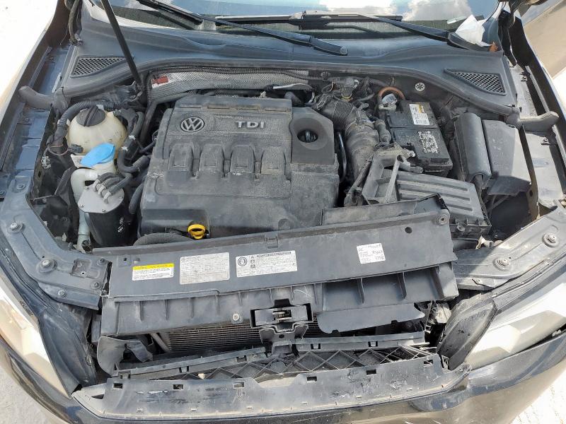 1VWCV7A36FC034562 - 2015 VOLKSWAGEN PASSAT SEL BLACK photo 11