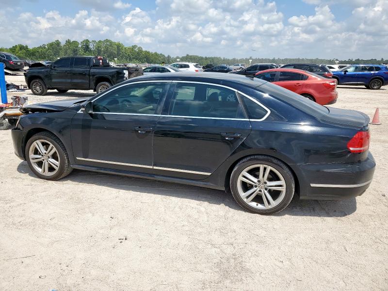1VWCV7A36FC034562 - 2015 VOLKSWAGEN PASSAT SEL BLACK photo 2