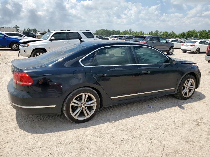 1VWCV7A36FC034562 - 2015 VOLKSWAGEN PASSAT SEL BLACK photo 3