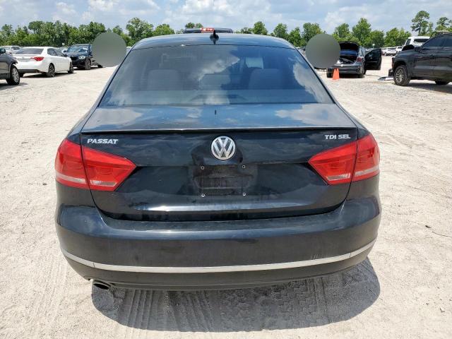 1VWCV7A36FC034562 - 2015 VOLKSWAGEN PASSAT SEL BLACK photo 6
