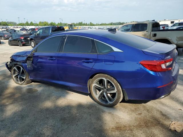 1HGCV2F35MA032861 - 2021 HONDA ACCORD SPORT BLUE photo 2