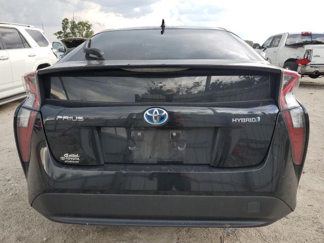 JTDKBRFU8G3019616 - 2016 TOYOTA PRIUS BLACK photo 6