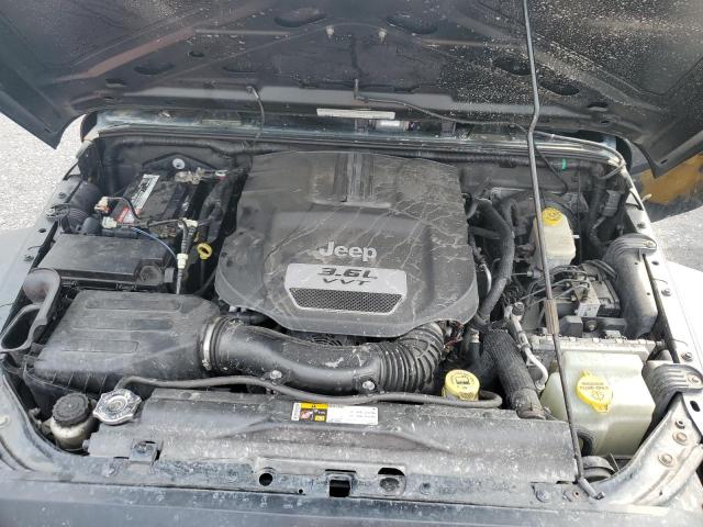 1C4GJWAG7CL247660 - 2012 JEEP WRANGLER SPORT შავი ფოტო 11