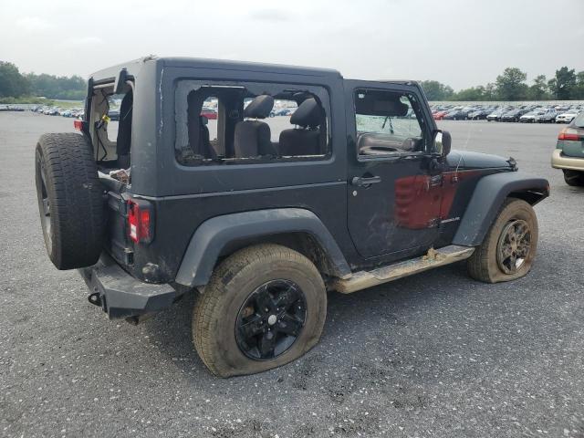 1C4GJWAG7CL247660 - 2012 JEEP WRANGLER SPORT შავი ფოტო 3