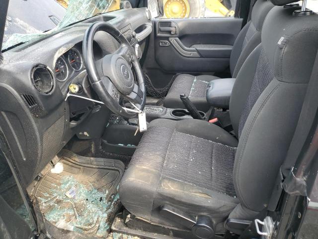 1C4GJWAG7CL247660 - 2012 JEEP WRANGLER SPORT შავი ფოტო 7