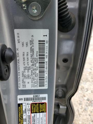 5TFAX5GN7KX135680 - 2019 TOYOTA TACOMA DOUBLE CAB 银色 照片 12